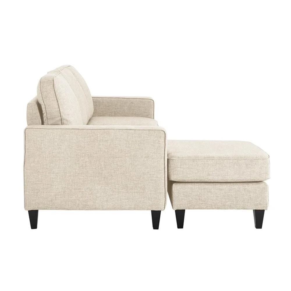Serta Harmon Square Arm Sectional Navy Blue