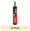 (12 pack) Loctite Pl Polyurethane Sealant Roof and Flashing. Pack of 1. Black 10 fl oz Cartridge