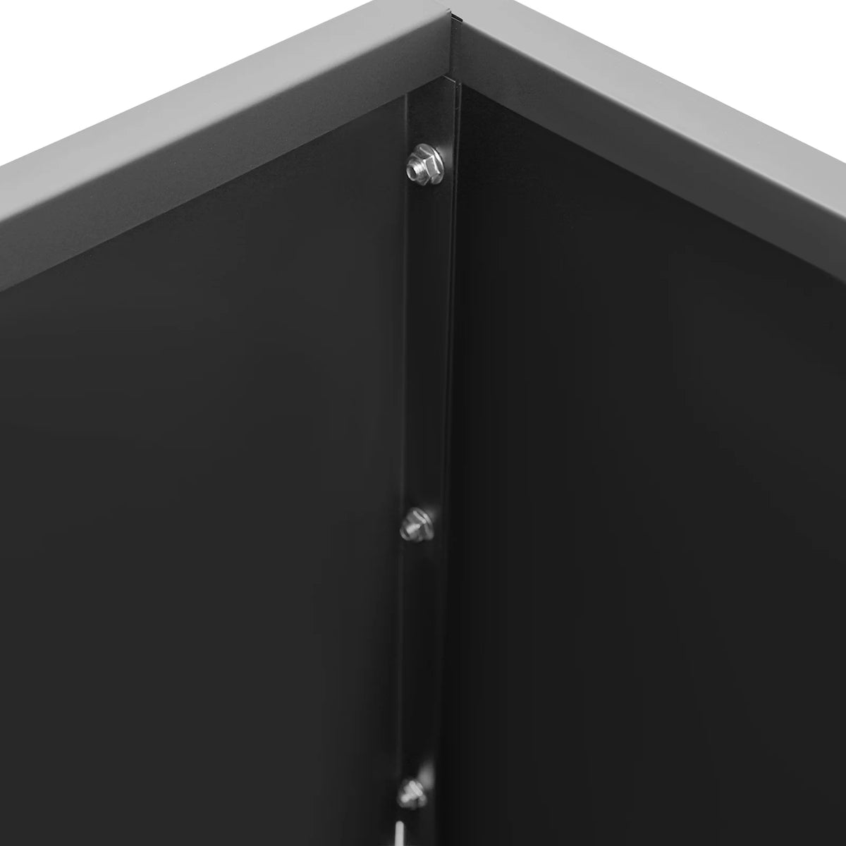 Indoor Outdoor Planter, Square Outdoor Planter For Both Indoor And Outdoor Use, For Gardens, Entrances, Patios Black Steel Square Cube Planter Box
