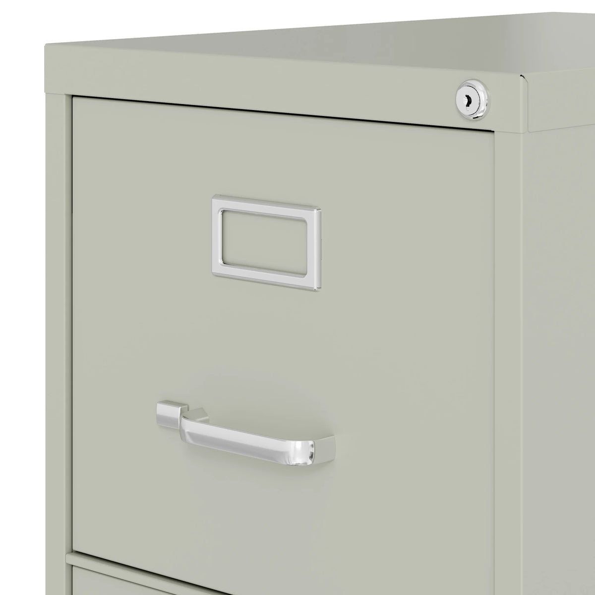 Hirsh 22" Deep 3 Drawer Letter Width Vertical File Cabinet, Commercial Grade, Gray