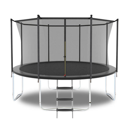 10FT Trampoline w/Enclosure, Seizeen Heavy-Duty Round Trampoline for Kids Outdoor Play, Large Trampoline as Gift for Boys and Girls