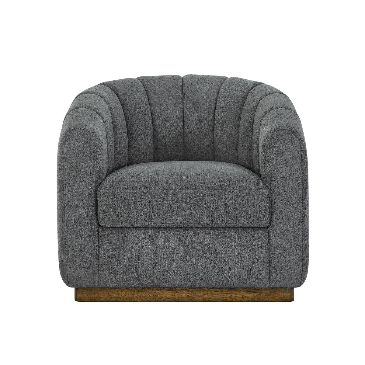 Better Homes & Gardens Lillian Accent Swivel Chair, Cream Linen