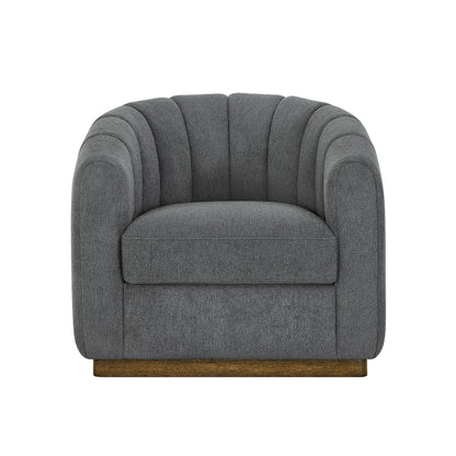 Better Homes & Gardens Lillian Accent Swivel Chair, Cream Linen
