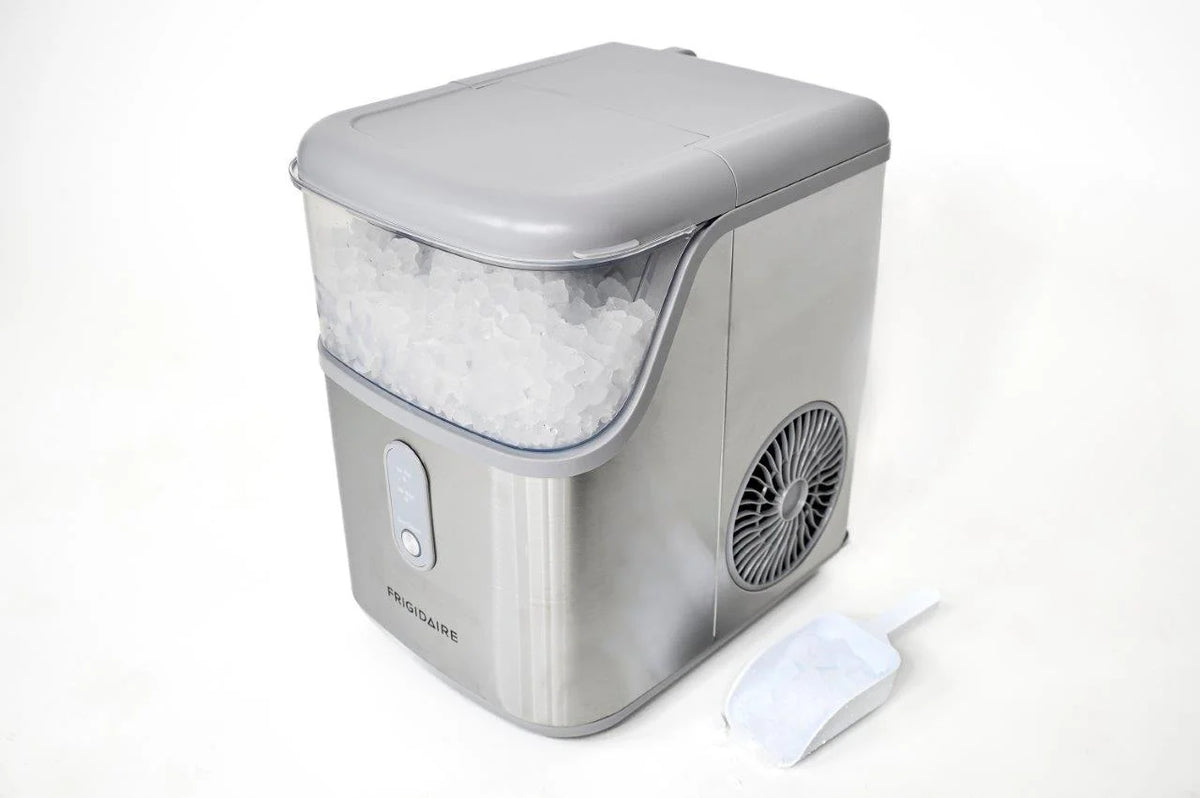 Frigidaire, 33 Lbs. Nugget Ice Maker, Black Stainless Steel, EFIC228