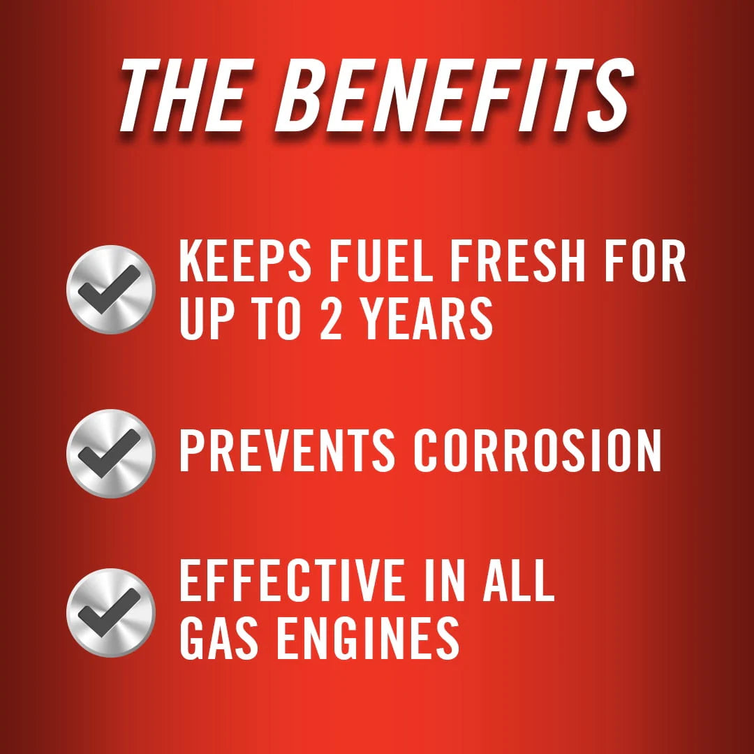 STA-BIL Storage Fuel Stabilizer - Keeps Fuel Fresh for 24 Months - Prevents Corrosion - Gasoline Treatment that Protects Fuel System - Fuel Saver - Treats 80 Gallons - 32 Fl. Oz.