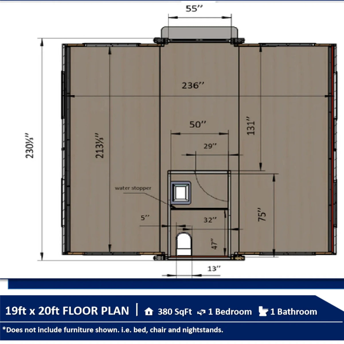 Portable Mobile Expandable Prefab House 15 x 20ft,Exquisitely Designed Modern Villa Prefab House for Live,Work