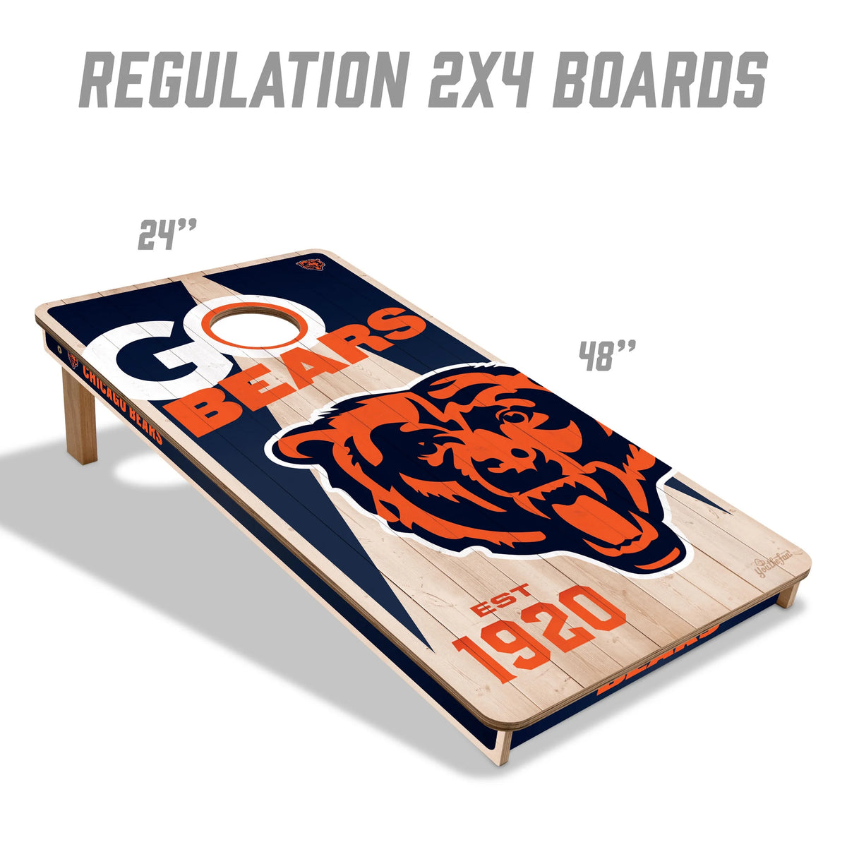 YouTheFan NFL Buffalo Bills 2' x 4' Cornhole Game