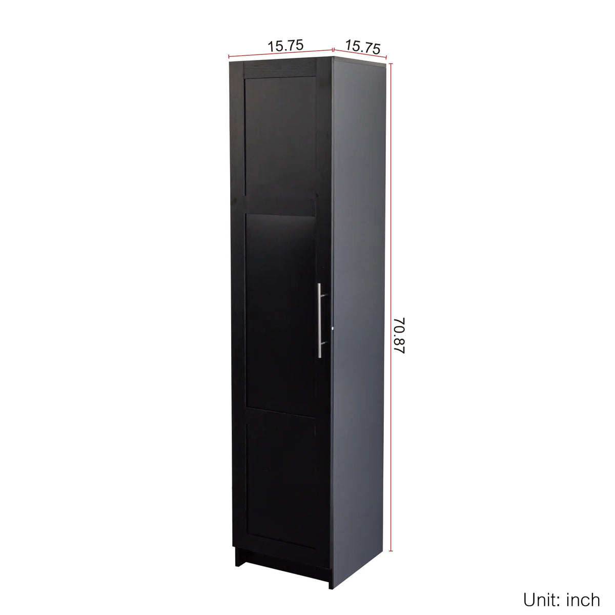 Slim Tall Storage Cabinet,Pantry Cabinet with Doors Shelves Small Space for Kitchen Living Room Bathroom