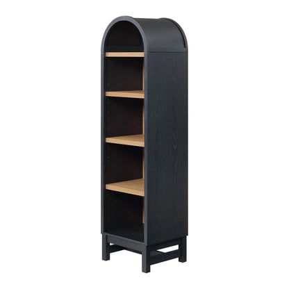 Better Homes & Gardens Juliet Narrow Arch Bookcase, Deep Green and Light Honey