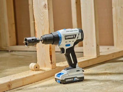 HART 20-Volt 1/2�� Drill/Driver 2-Pack 4AH Battery Kit Bundle