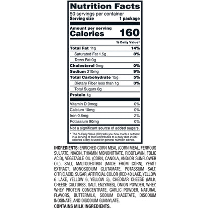 Cheetos Crunchy, Flamin' Hot, 1 oz, 50-count