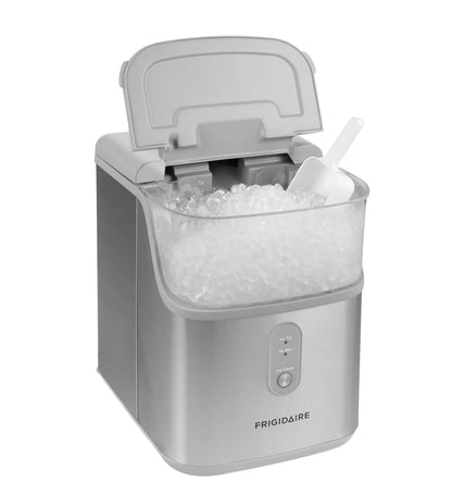 Frigidaire, 33 Lbs. Nugget Ice Maker, Black Stainless Steel, EFIC228