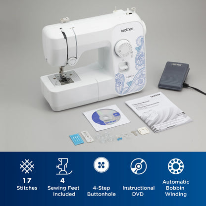 Brother LX3817- Beginner Sewing Machine, 17 Stiches