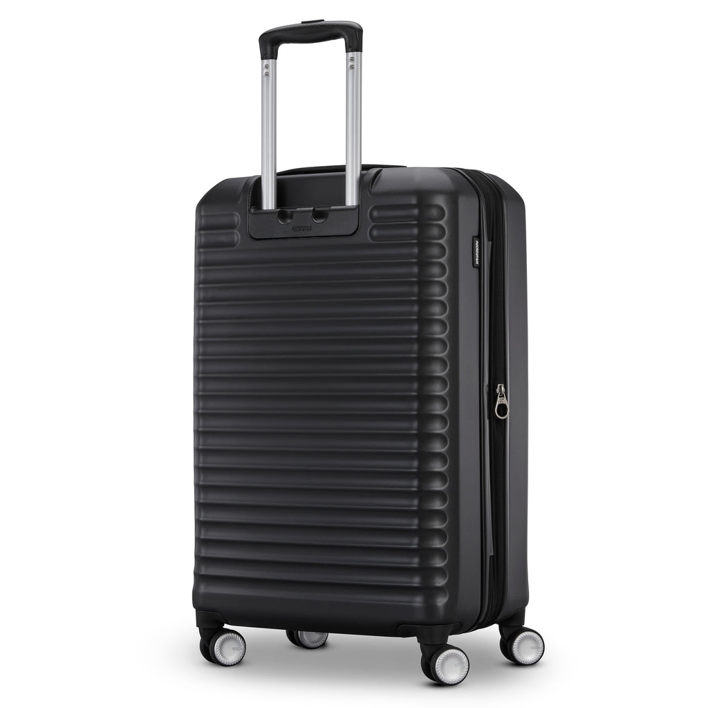 American Tourister Stratum 3.0 Medium Hardside Suitcase with Spinner Wheels - Black