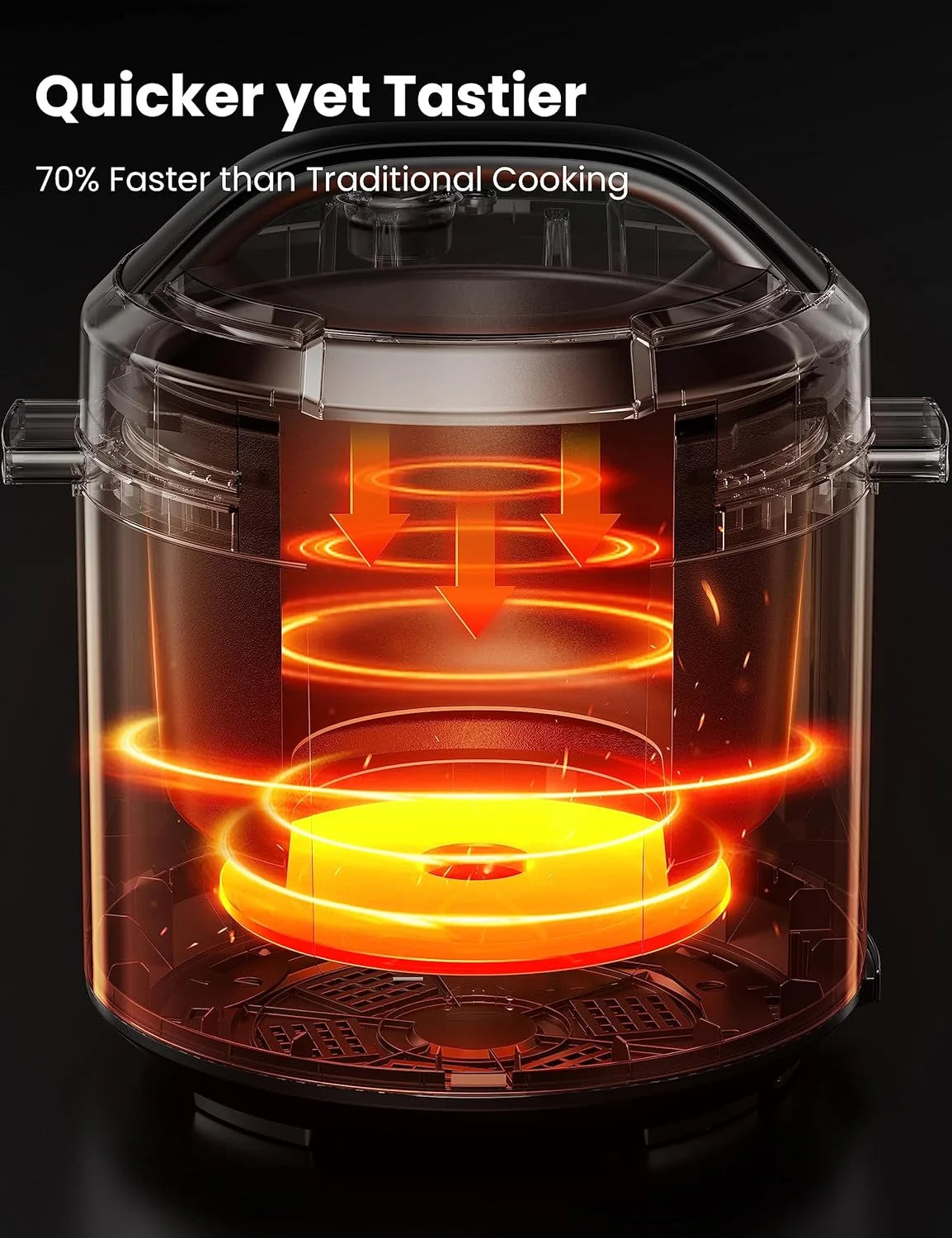 COMFEE�� 6QT Electric Pressure Cooker, 9-in-1 Instant Multi Cooker Olla de Presion  Rice Cooker Slow Cooker Steamer Saut�� Yogurt Maker Non-Stick Pot