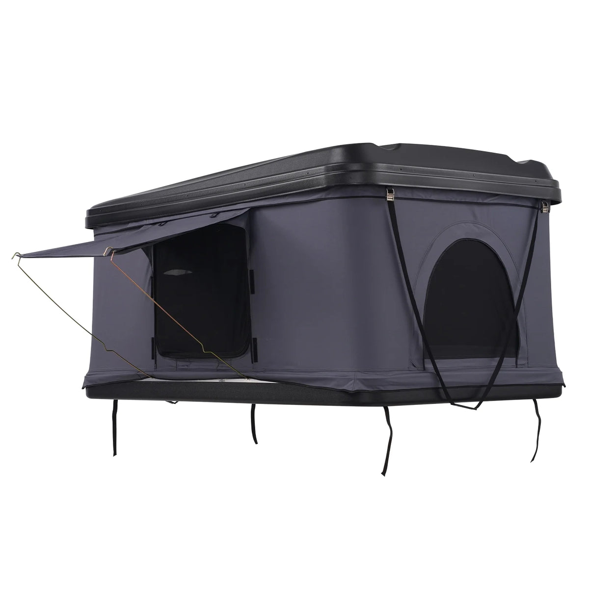 KFFKFF Hard Shell Rooftop Tent, Naturnest Model for 2-3 People, Includes Thick Mattress and Telescopic Ladder, Waterproof and Windproof, Suitable for Jeep, SUV, Van, and Pickup Trucks