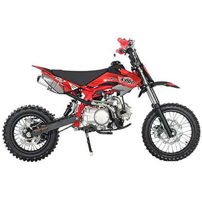 X-Pro Brand New Bolt 125cc Gas Pit Dirt Bike, Automatic Transmission E-Start 14"/12" Tires