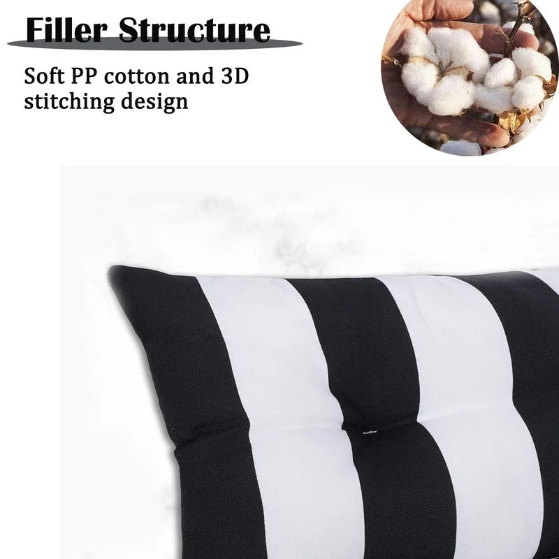 2pcs Outdoor Chaise Lounge Cushions, Waterproof Patio Foldable Chair Cushion for Garden Pool, 73 x 24in Sun Lounger Cushions for Outdoor Furniture��Navy blue��