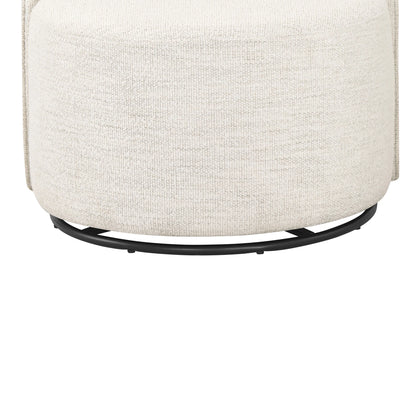 Better Homes & Gardens Juliet Modern Arch Swivel Accent Chair, Cream Boucle