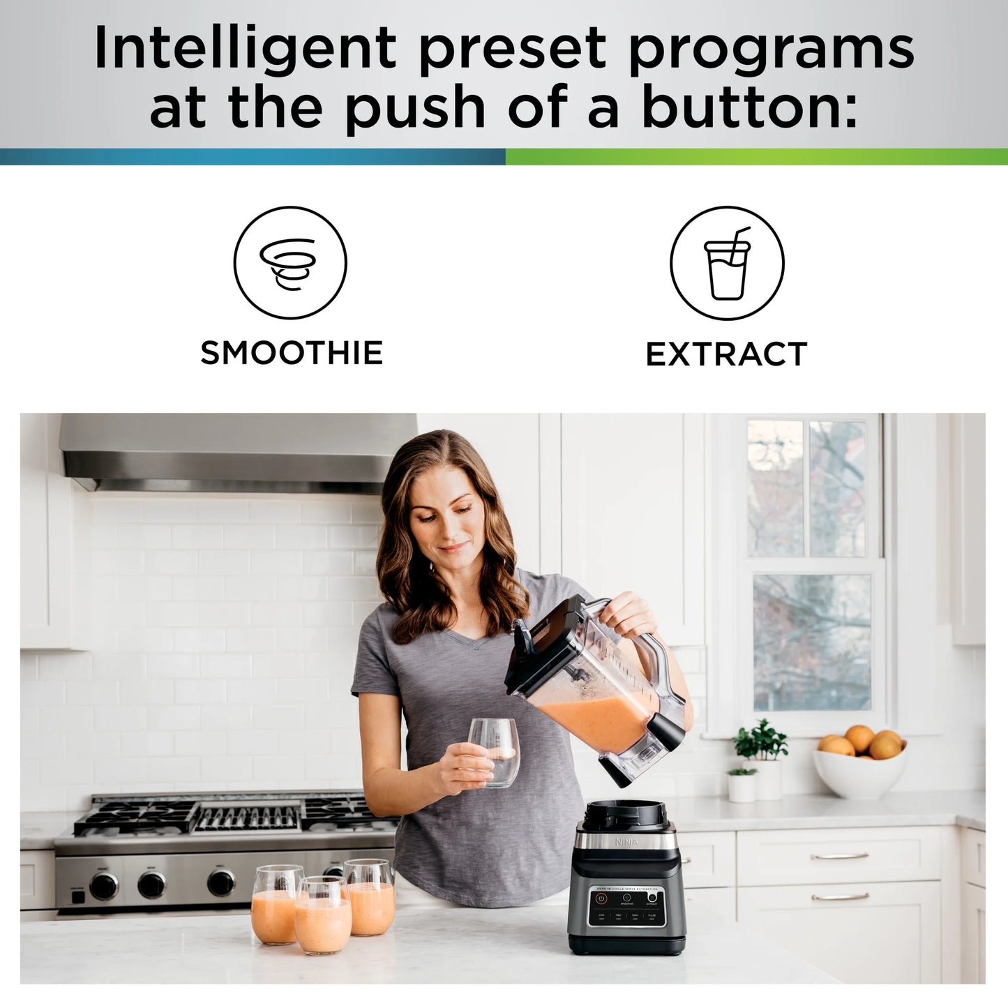 Ninja Professional Plus DUO Blender, 1400 W, 2 Auto-IQ Programs for Smoothies, Nutrient Extraction, 72 oz* Total Crushing Pitcher & (1) 24 oz To-Go Cup, Black, BN750