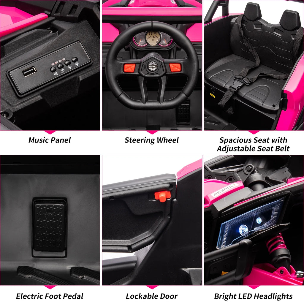 EastVita Ride on UTV Car, 24V Ride on Car