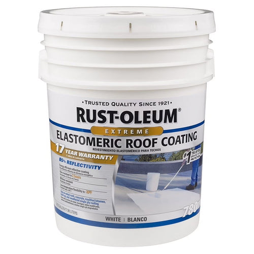 Rust-Oleum Elastomeric Roof Coating,4.75 gal 301992