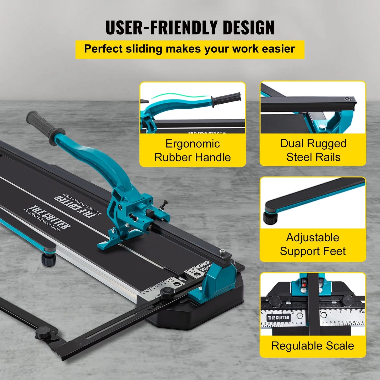 VEVOR, 47 Inch Heavy Duty Manual Tile Hand Tool Cutter