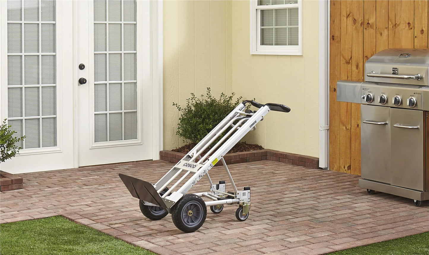 Cosco 3-in-1 Assist Series Hand Truck/Assisted Hand Truck/Cart with flat-free wheels