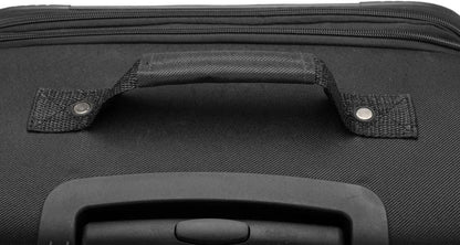 U.S. Traveler Aviron Bay Expandable Softside Luggage with Spinner Wheels, Navy, 31" Checked Large