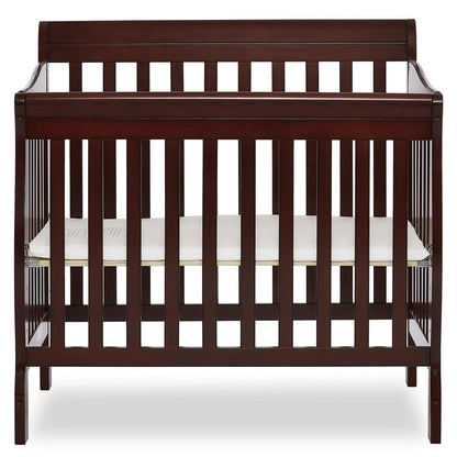Dream On Me Aden 4-in-1 Convertible Mini Crib Espresso