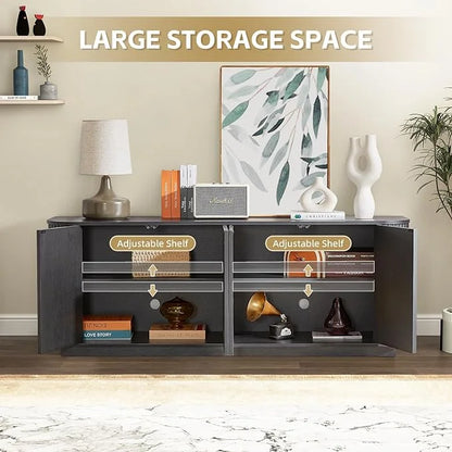 TV Stand, Modern Entertainment Center for TVs Up to 75 inch