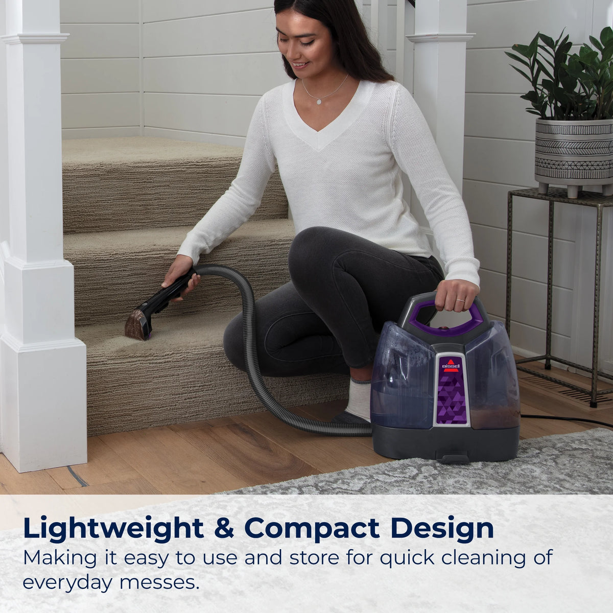 BISSELL Littlle Green ProHeat Advanced Pet Portable Deep Cleaning, for Carpet, Upholstery, and Auto, tough stain removal, Heatwave Technology, Lightweight, 2513W