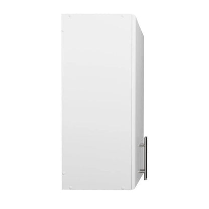 Home Square 2 Piece Wood Wall Cabinet Set in White