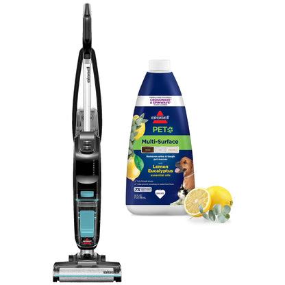 BISSELL CrossWave Hard Floor Expert, Corded, Multi-Surface Hard Floor Cleaner, Wet Dry Vacuum, for Tile, Sealed Wood Floors, and Laminate, Lightweight, Two Tank Technology, Self Cleaning Cycle, 3831