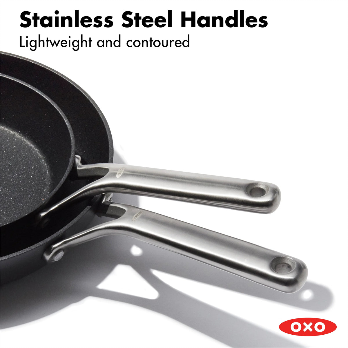 OXO Professional Hard Anodized Nonstick, 10 Piece Cookware Set, Induction, Black