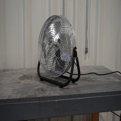 TPI 1-Phase, 120V 12" Industrial Floor Fan 1/12 HP