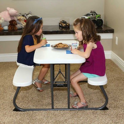 Lifetime Children's Picnic Table , White Granite (60239)