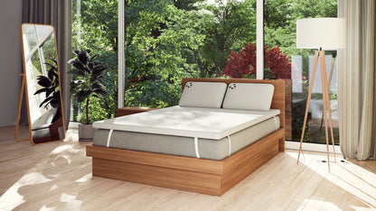 Panda Bamboo 2" Memory Foam Mattress Topper - Queen
