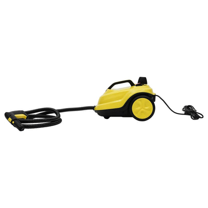2000W 1.8L/60.87oz High-Pressure Steam Cleaner Multipurpose Handheld Steam Cleaner Portable Yellow 5 Bar/72.5PSI