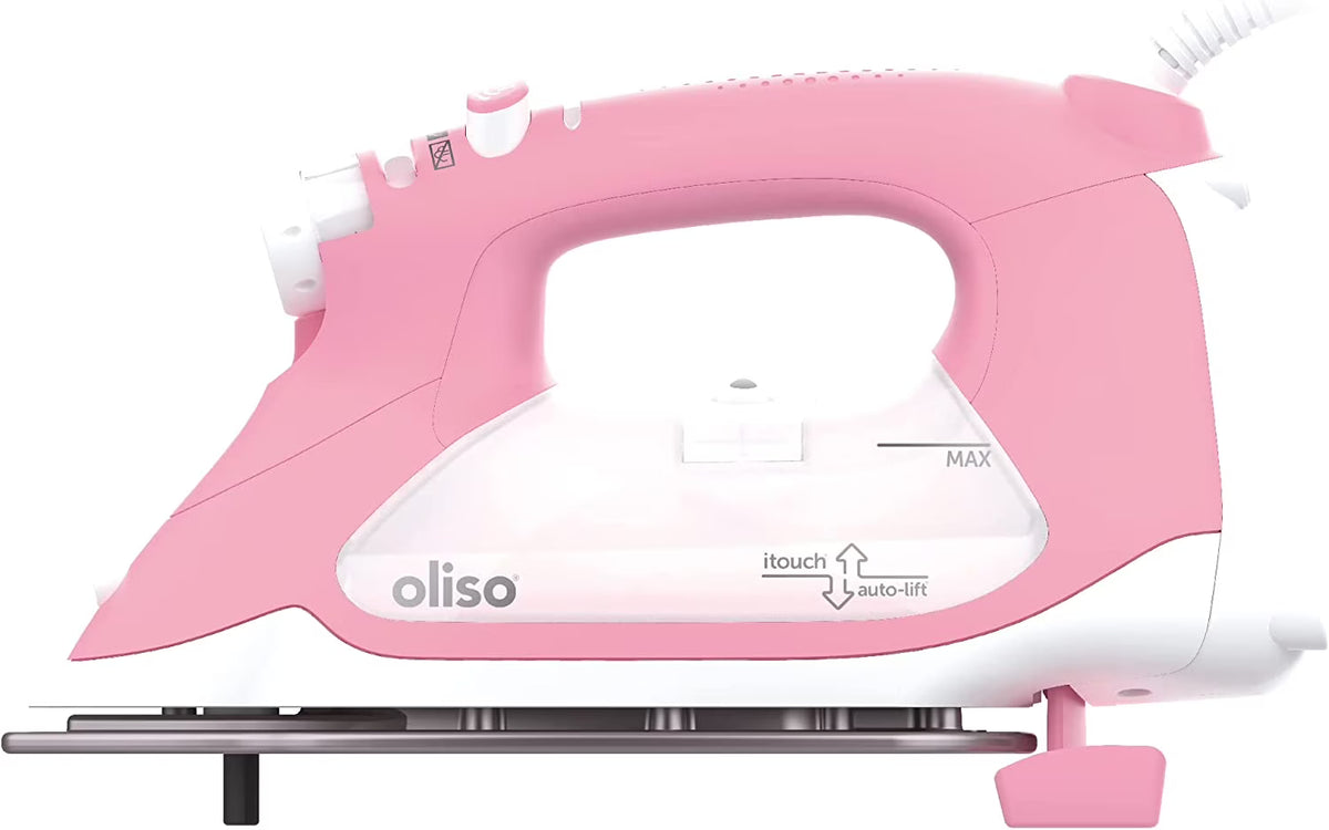 Oliso Pro Plus Ceramic-Coated Steam Iron, Blue