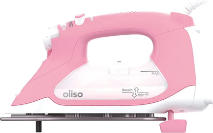 Oliso Pro Plus Ceramic-Coated Steam Iron, Blue