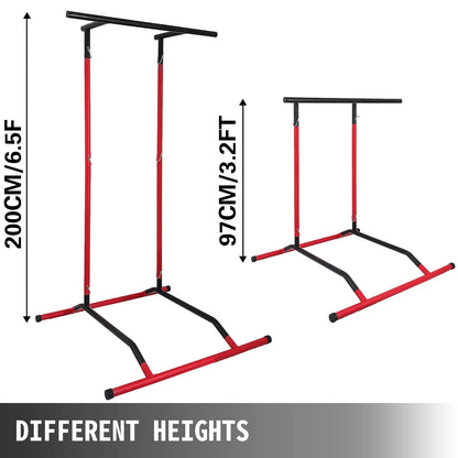 BENTISM Portable Pull Up Dip Station Power Tower Gym Bar Stretch Workout Multi Function