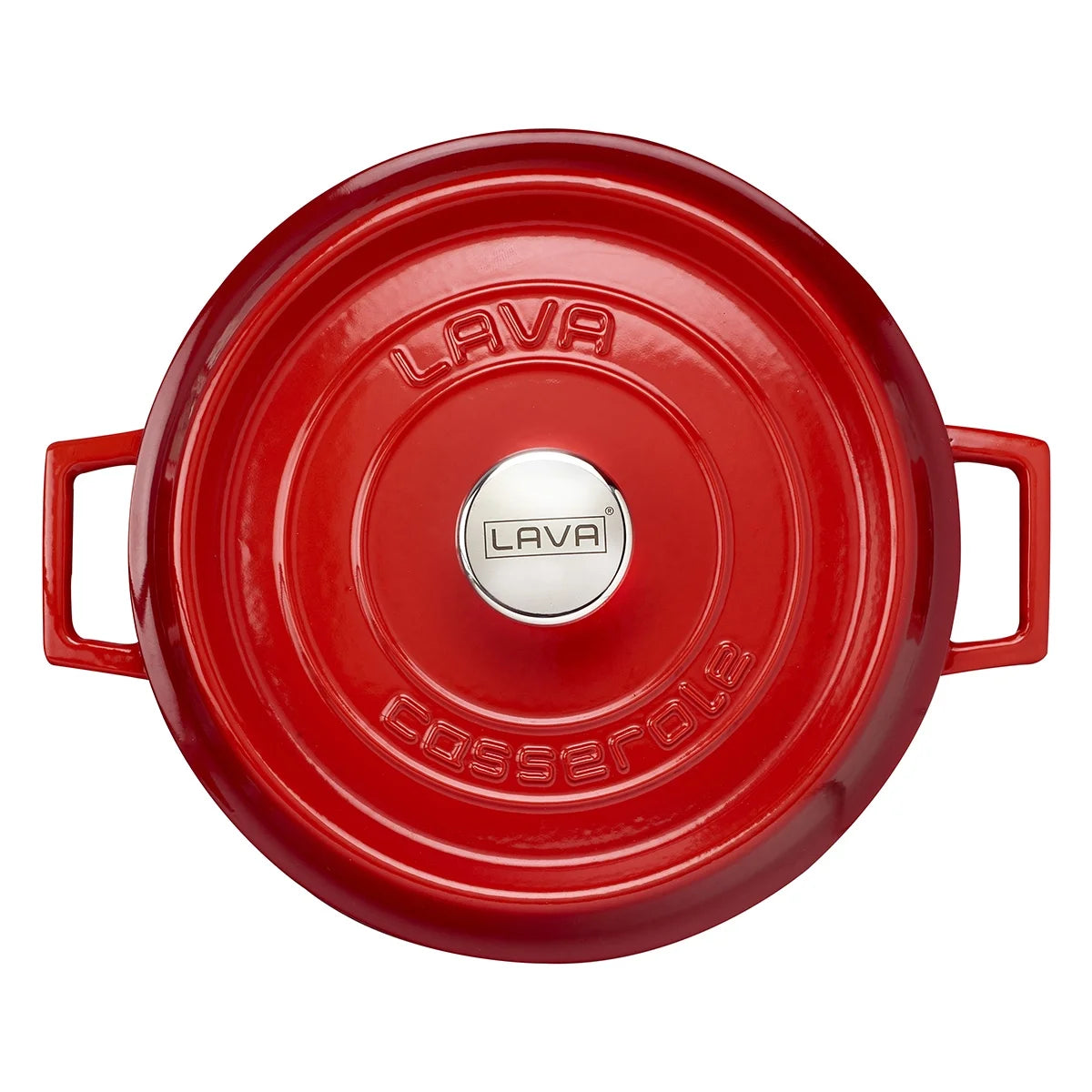Lava Enameled Cast Iron Dutch Oven 7 Qt. Round with Trendy Lid