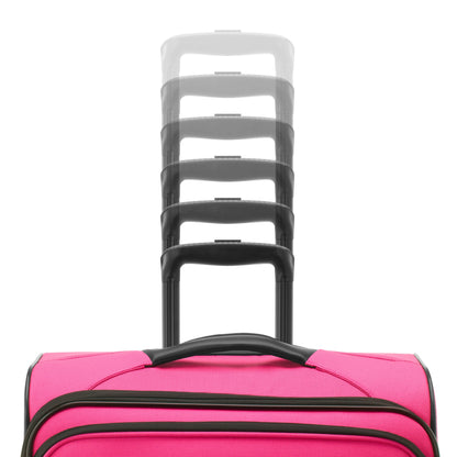 American Tourister X-Lite 3-Piece Luggage Set with Spinner Wheels - Light Grey