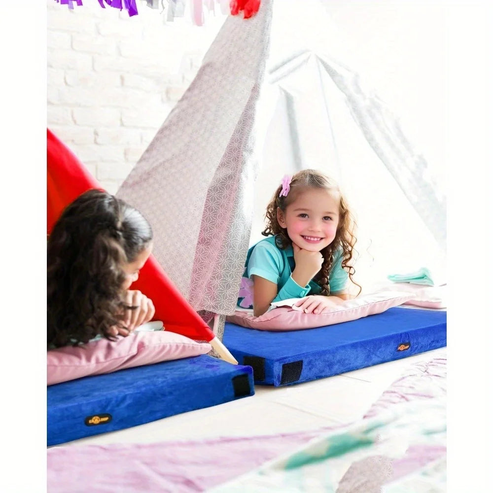 2 Inch Thick Memory Foam Camping Mattress Sleeping Pad, Car|Tent|Cot, Glamping Portable Floor Mat Roll Up Futon Mattress