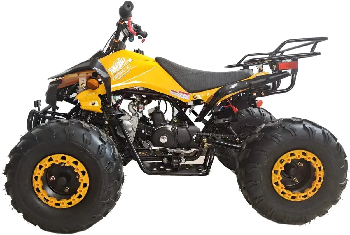 X-Pro Brand New Blast 125cc ATV with Automatic Transmission Reverse LED Headlights Big 19"/18" Tires
