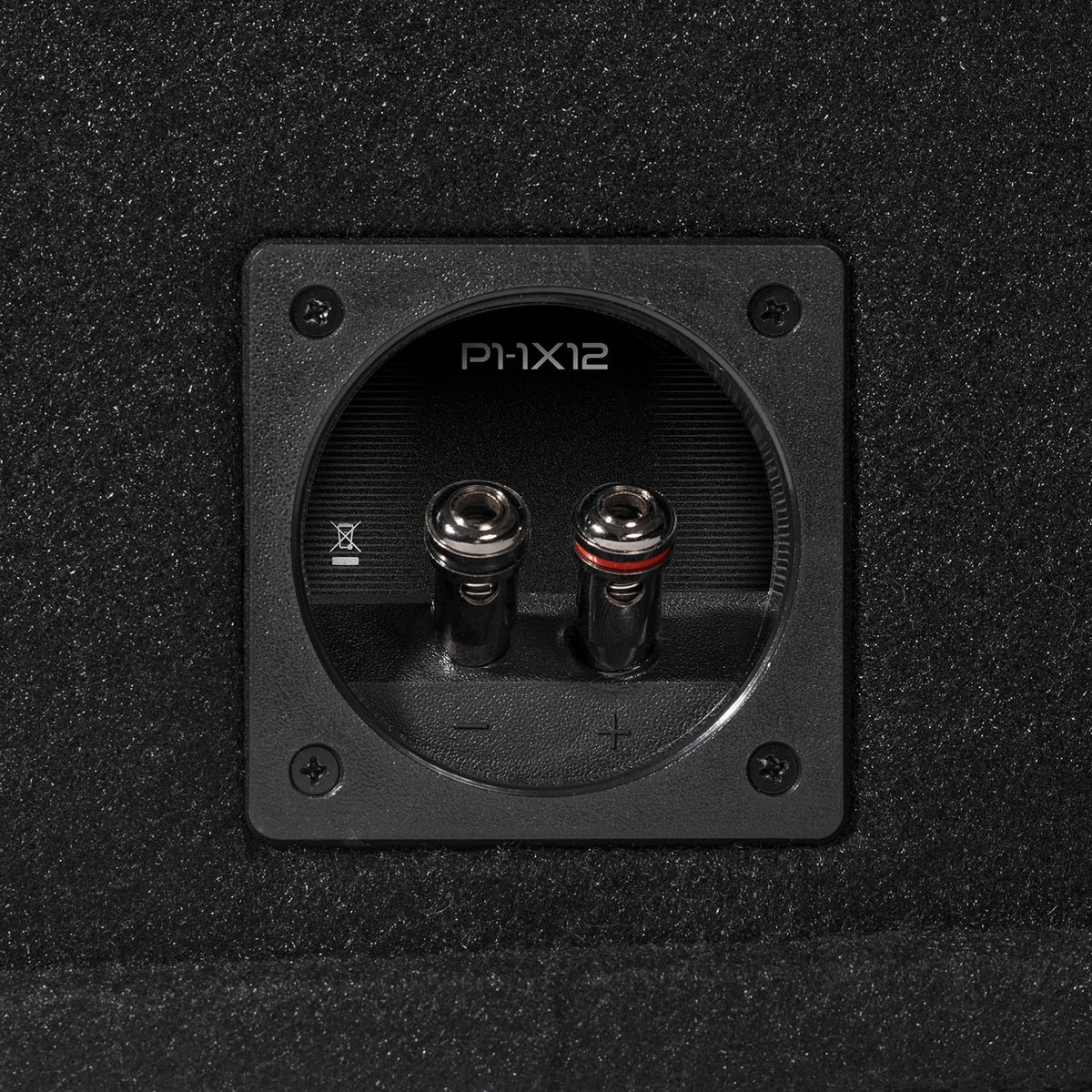 Rockford Fosgate Punch P1-1X12 Single P1 12" Loaded Subwoofer Enclosure Ported