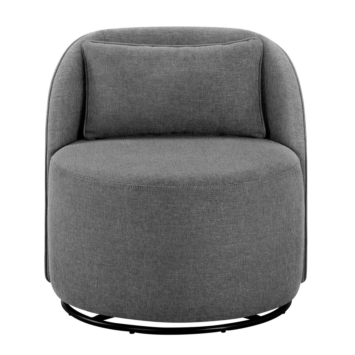 Better Homes & Gardens Juliet Modern Arch Swivel Accent Chair, Cream Boucle