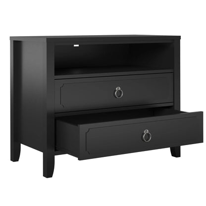 Her Majesty 2 Drawer Nightstand, Mustard Yellow