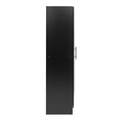 Prepac Adjustable Shelves Cabinet - Functional Tall Garage Table, 16"D x 32"W x 65"H Freestanding Garage Cabinet with 2-Doors, Espresso - EES-3264